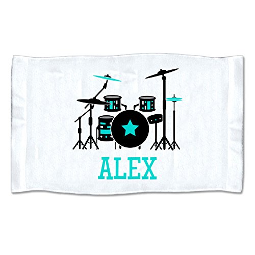 Pattern Pop Small Personalized Drum Set Towel