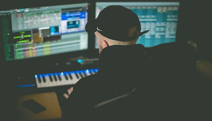 Music producer using a PC
