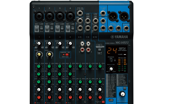 Yamaha MG10XU 10-Kanal-Mischpult Test